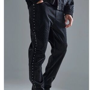 Boohoo Man Fixed Waist Straight Weave Pants Size‎ 28 NWT